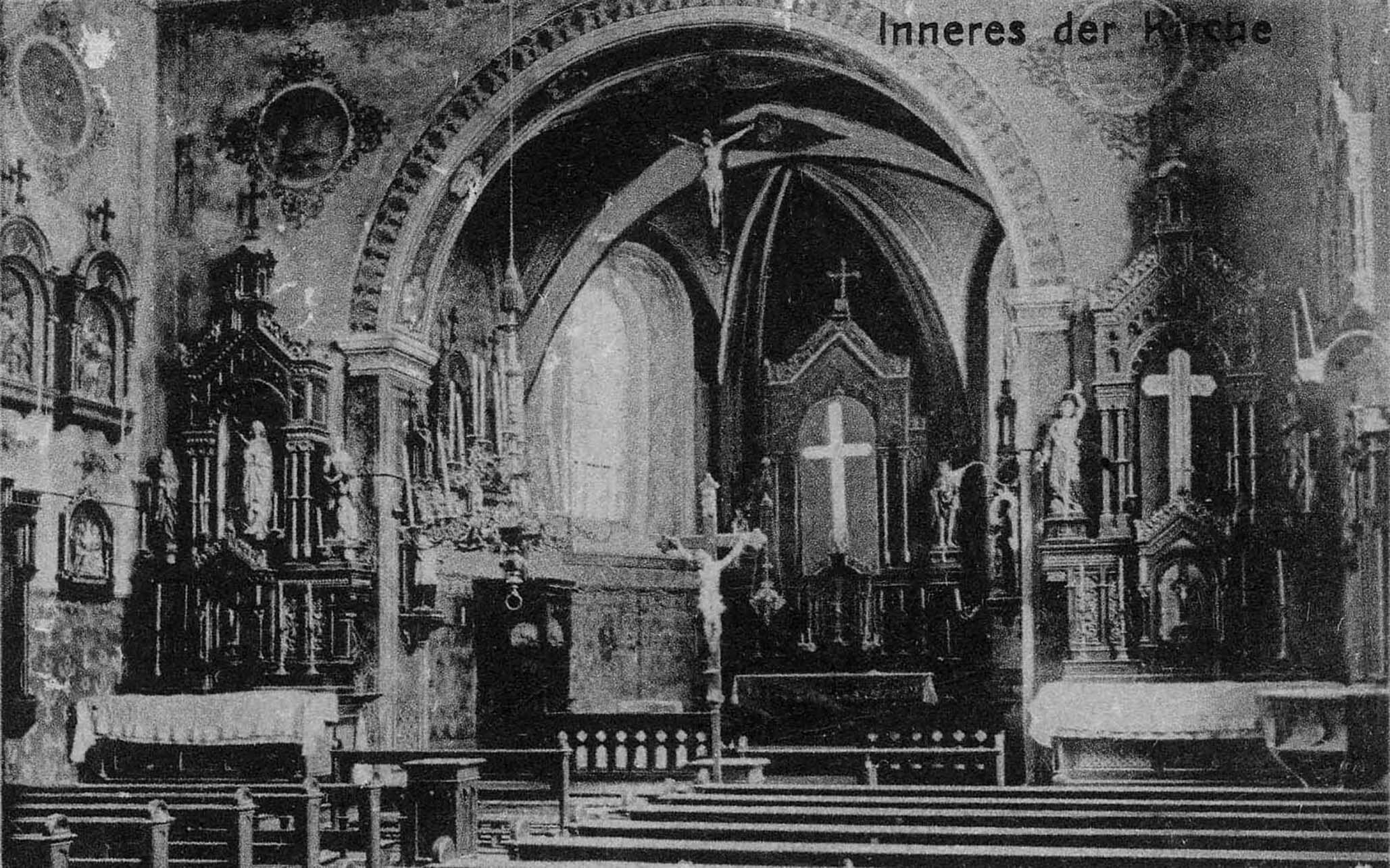 Postkarte Kirche 1916